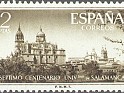 Spain 1953 Salamanca University 2 Ptas Brown Edifil 1128